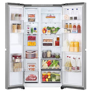 REFRIGERADORA LG VS25BJNK SIDE BY SIDE 25 PIES PLATEADA