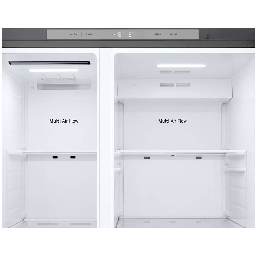 REFRIGERADORA LG VS25BJNK SIDE BY SIDE 25 PIES PLATEADA