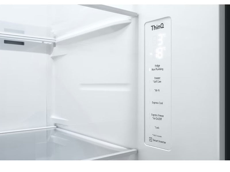 LG VS27LWID SILVER 27 cu. ft. Side-by-Side Refrigerator