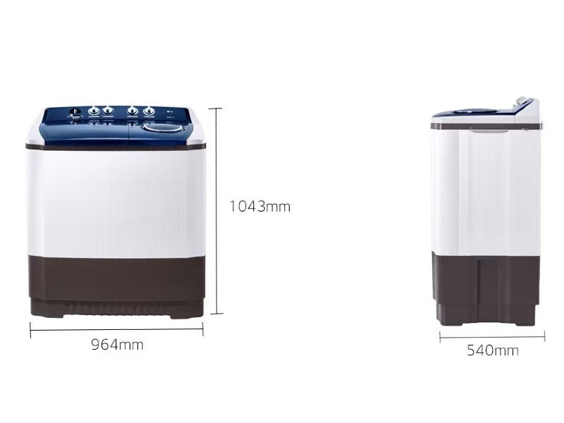 LAVADORA SEMIAUTOMATICA LG WP18WAR 18KG BLC