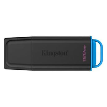 KINGSTON 128GB USB 3.2 GEN 1 DATATRAVEL BLACK/BLUE
