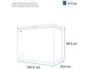 MABE CHM15BPL4 FREEZER 15 CUBIC FEET (429L) WHITE