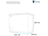 CONGELADOR MABE CHM5BPL3 142L 5PC BLANCO