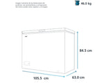 CONGELADOR MABE CHM9BPL2 9" BLANCO
