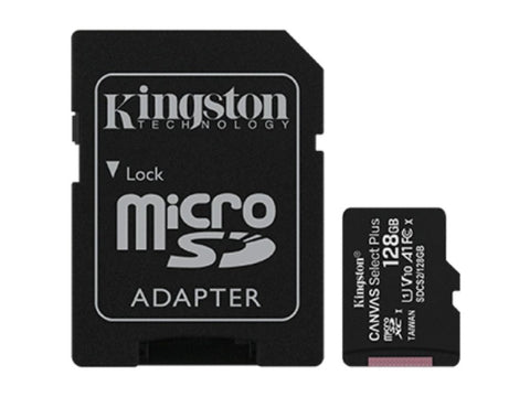 MEMORIA MICRO SD KINGSTON 128GB CANVAS SDCS2