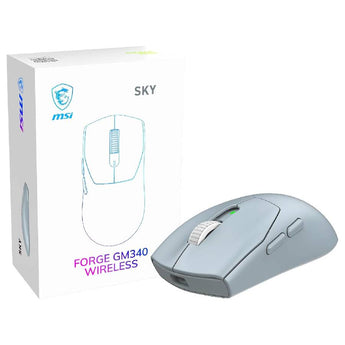 MOUSE GAMING RGB WIRELES MSI FORGE GM340 W SKY 2.4GHZ