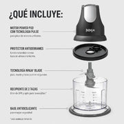 PROCESADOR ALIMENTOS NINJA NJ100GR