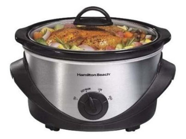 OLLA DE COCIMIENTO LENTO HAMILTON BEACH 4 LTS AC NEGRO 33141