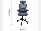 SILLA EJECUTIVA TAIKE OS-2193 MALLA GRIS