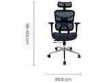 SILLA ERGONOMICA TAIKE OS-2197 NEGRA