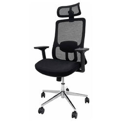 SILLA SEMI-EJECUTIVA MALLA NEGRA OS-2226