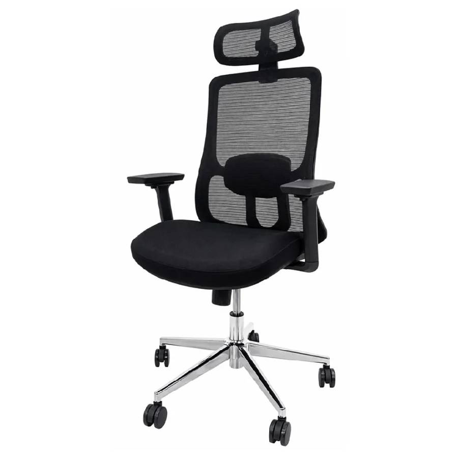 SILLA SEMI-EJECUTIVA MALLA NEGRA OS-2226