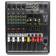 MIXER ANALOGO 4 CANALES AMARILLA PA-4