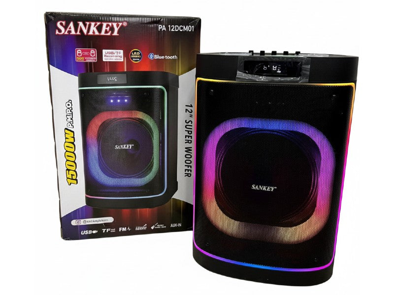 SANKEY SPEAKER AMP/BAT/50W/12"/BT