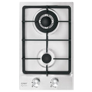 COCINA GAS FOSET PAE-302GA 2Q ACERO INOX.