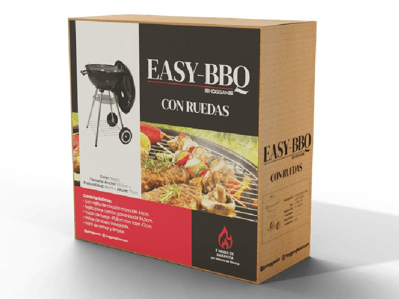 EASY BBQ GRILL W/WHEELS H-BBQ-030