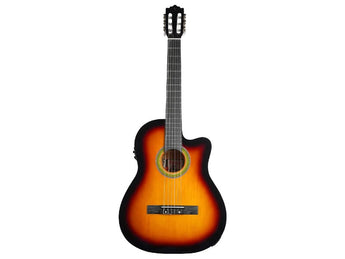 PALMER PC13CEQ 39" VINTAGE ELECTRO-ACOUSTIC GUITAR