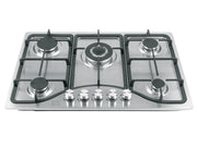 GAS HOB FOSET PAE-755GA 5 BURNER STAINLESS STEEL