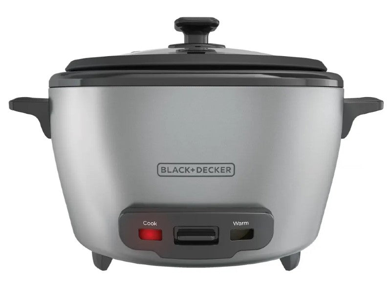 BLACK+DECKER RC5200M 10-CUP SILVER RICE COOKER