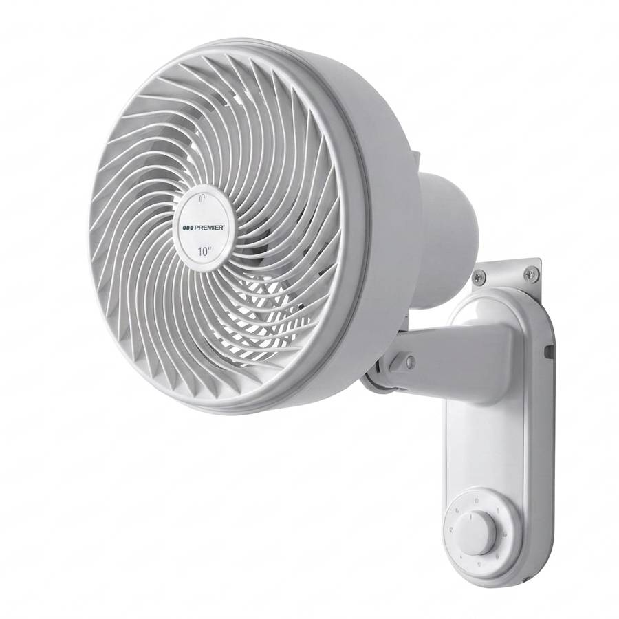 VENTILADOR PARED PREMIER AB-9515WH TIPO TURBINA BLANCO 10"