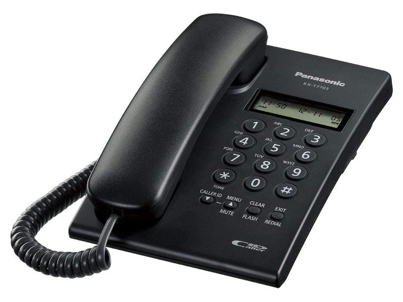 PANASONIC KX-T7703X-B DESKTOP PHONE W/CALLER ID