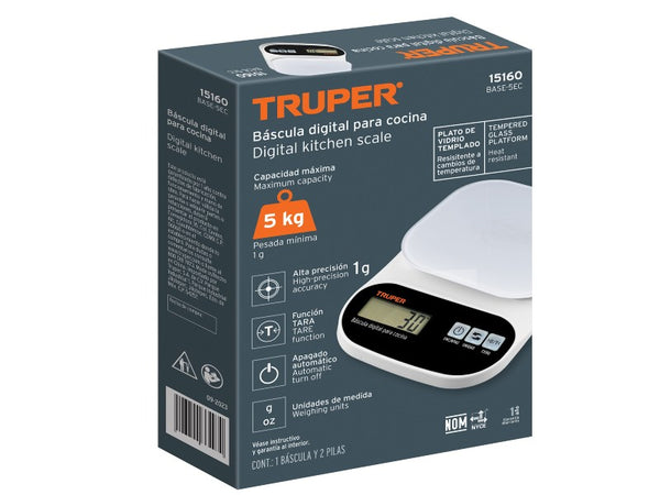 ROMANA DIGITAL 5KG TRUPER PLATO CRISTAL
