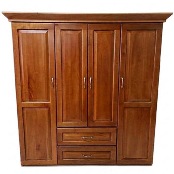 ROPERO MARFIL CEDRO 4 PUERTAS