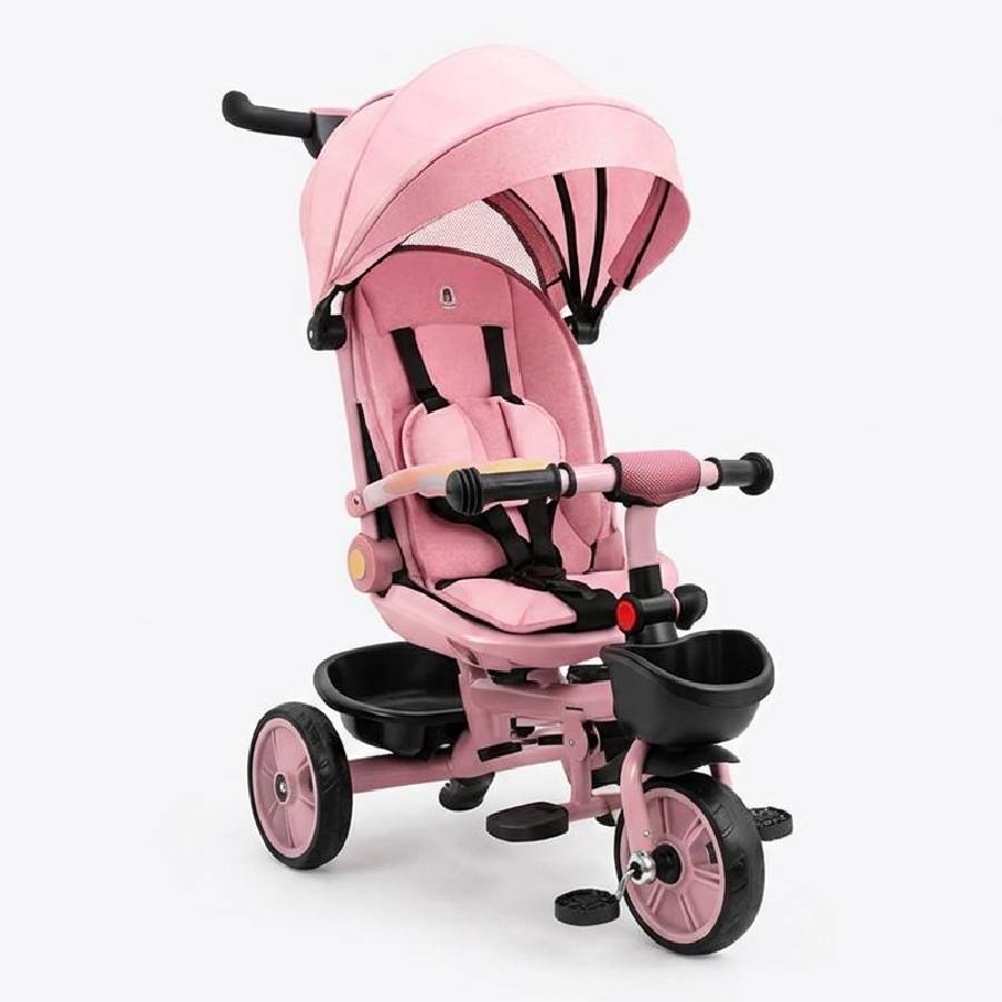 TRICICLO PARA NIÑA ROSADO BEBESITOS EML1026