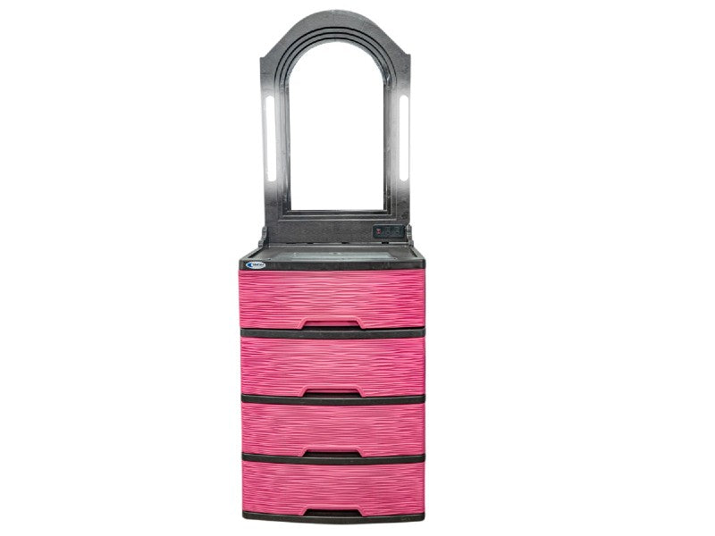 SANCHIA GLAMOUR DRESSER WITH LIGHT PINK