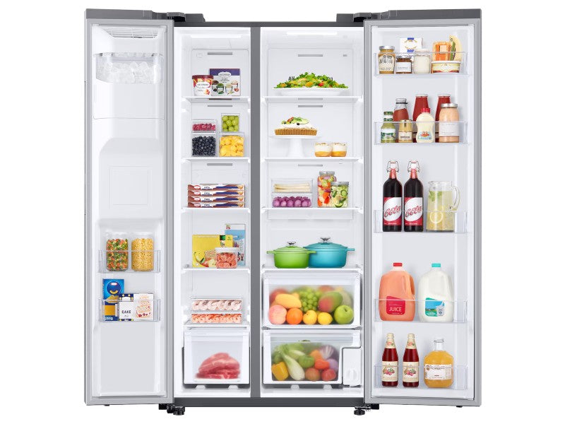 SAMSUNG RS27T5200S9/AP INVERTER SIDE-BY-SIDE REFRIGERATOR, 28 CU. FT.