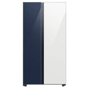 REFRIGERADORA SAMSUNG RS28CB760A7NAP 28 PIES  NAVY/BLANCO