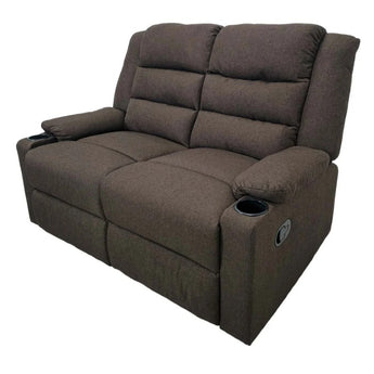 SOFA DOBLE RECLINABLE LINO CAFE TAIKE SA-4364