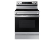 SAMSUNG NE63F6511SR/AP 30" 5-BURNER SILVER ELECTRIC RANGE