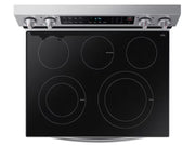 SAMSUNG NE63F6511SR/AP 30" 5-BURNER SILVER ELECTRIC RANGE
