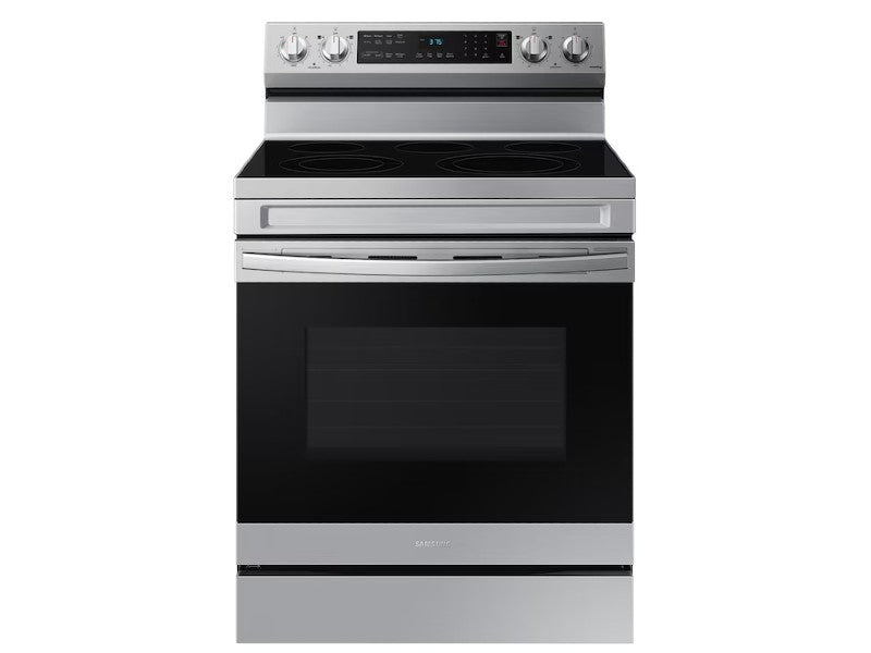 SAMSUNG NE63F6511SR/AP 30" 5-BURNER SILVER ELECTRIC RANGE