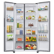 REFRIGERADORA SAMSUNG RS40H53XDTED SIDE B Y SIDE 18 PIES PLATEADA