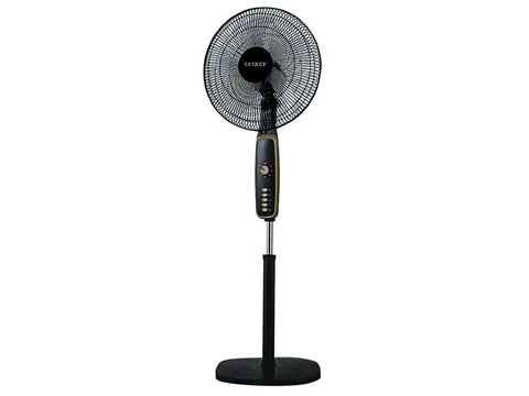 ABANICO PIE 18" NEGRO  SANKEY  FN18ST20M