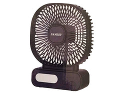 ABANICO ESCRITORIO 6" SANKEY FN6BAT19B NEGRO