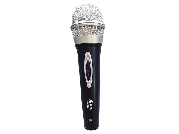 MICROFONO C/CABLE UNIDIRECCINAL SDM-222BK NEGRO