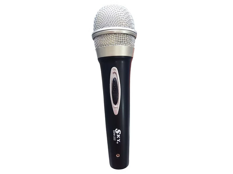 WIRED UNIDIRECTIONAL MICROPHONE SDM-222BK BLACK
