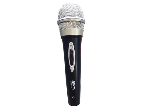 MICROFONO C/CABLE UNIDIRECCINAL SDM-222BK NEGRO