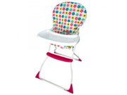 HIGH CHAIR PINK/FLOWERS 15KG MAX