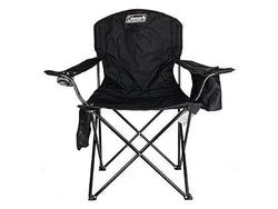 SILLA COLEMAN QUAD CON HIELERA NEGRA