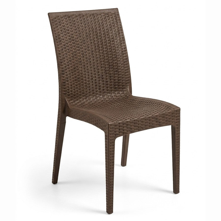 SILLA MALLA SIN BRAZOS CAFE