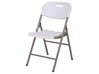 UMSA White Foldable HDPE Chair
