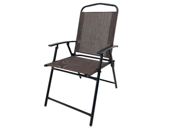 TOKOA EX-7144 OUTDOOR FOLDING CHAIR - BROWN