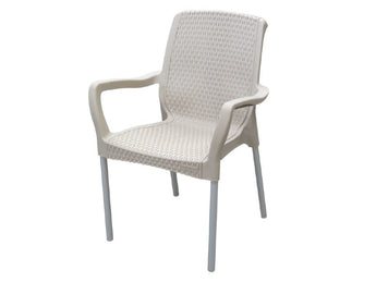 SHIA CHAIR W/ARM TAUPE 9404 18724