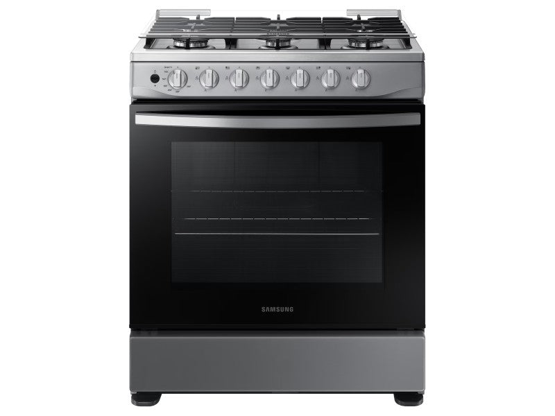 SAMSUNG NX52D3000MV/AX 30" 6-Burner Stainless Steel Gas Range