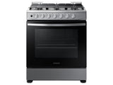 COCINA GAS SAMSUNG NX52D3000MV/AX 30" 6Q PLATEADA