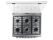 SAMSUNG NX52D3000MV/AX 30" 6-Burner Stainless Steel Gas Range